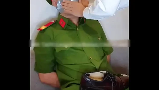 Hot Vietnam Beat Police Scene: Kha Phan Thien Hy Sparks Steamy Desire – 18+