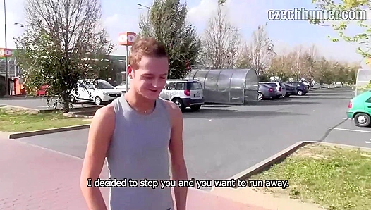 Pretty Boy Blushed as He Got Facialized Post Steamy Outdoor Encounter – XXX Gay 18+
