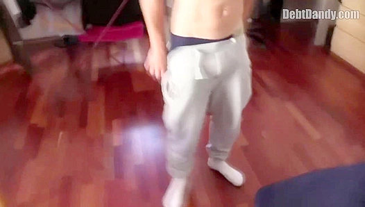 Blonde Stud Begs for Thick Cock — Ridden Hard by Debt Dandy – 18+