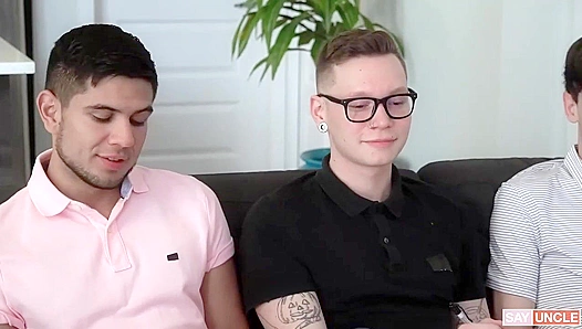 Edward Terry Heat Things Up With Alex Montenegro – Steamy Threesome Action – GayPornHeat