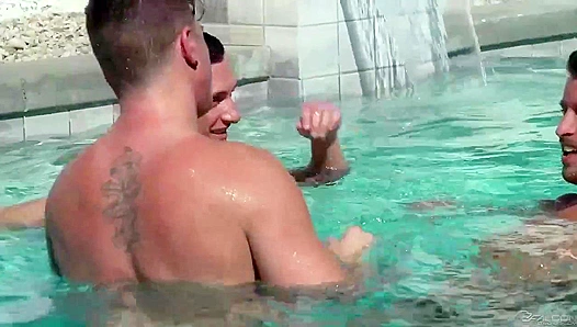 Tristan Johnny JJs Hot Summer Threesome — Bareback Fun in the Sunshine – 18+