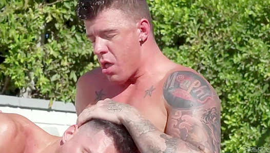 Tristan Johnny JJs Hot Summer Threesome — Bareback Fun in the Sunshine – 18+