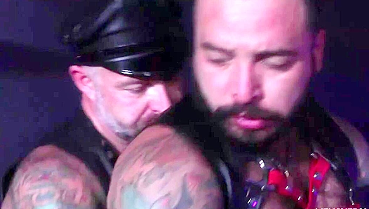 Leather Daddy Claims Julian Torres Tight Ass – Hot Bear Sex in Montreal