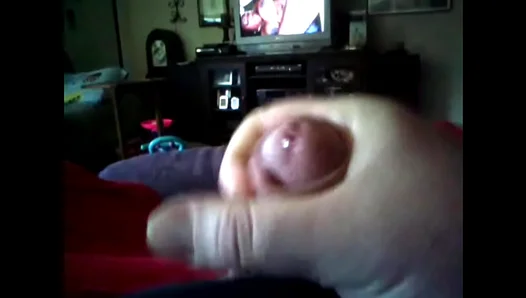 FattPurvv Explodes While Jerking Off to Hot Gay Porn – Raw Cum Shot 18+