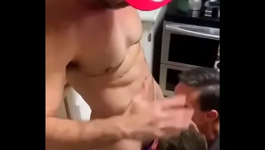 Double Pleasure: Two Guys Suck One Dick in Hot Kitchen Action – XXX