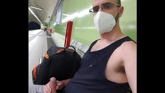 She Dominates Hard: Wild Ride of Power Pleasure on the subway – PublicGayXXX