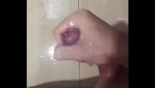 Steamy Twink Wanks Off in Shower – Hot Solo Gay Porn Action – 18+