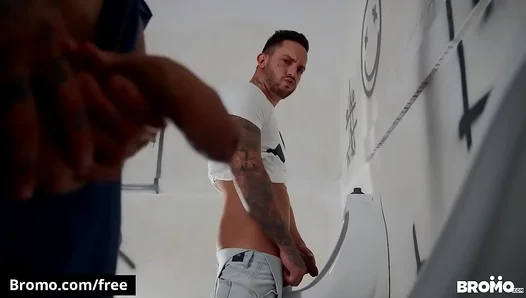 Tattooed Muscle Men Take On Raw Anal Adventures In Restroom Stalls – Bold Gay Porn 18+