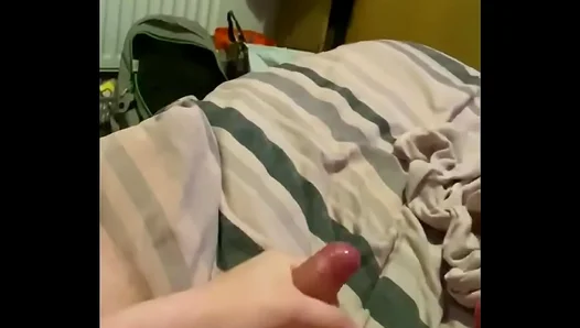 Horny Stud Fuels Desire With Massive Hard-on – Intense Solo Action – HotGayPorn 18+