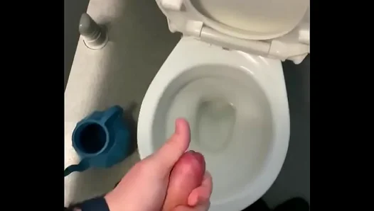 Hard Massive Load: Wild Bathroom Masturbate Explosion – GayPorno4K 18+