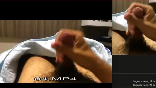 Brazilian Stud Jerks Off His Thick, Hairy Cock in Hot Solo Session – 18+