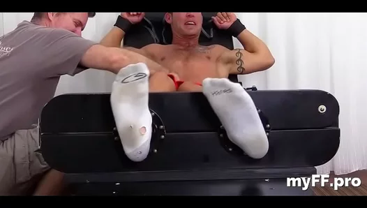 Muscle Mens Sock-Fed Obsession: Barefoot Domination Salty Toes – 18+
