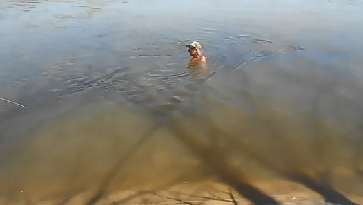 Naked Thrills as Slim Hotties Dive into Cold Des Moines Rapids – 18+