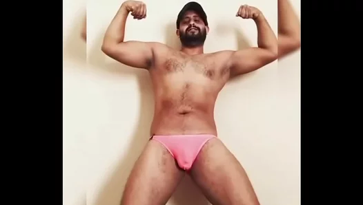 Muscular Hairy Arab Shows Off Massive Hard-on in Snug Speedo – InstaHeat 18+