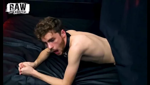 Rough Ride: Scruffy Twink Gags on Huge Furry Cock—No Rubber, Just Lust – GayXXX