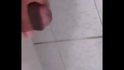 Huge Brazilian Stud Cums Hard in Secret Bathroom Quickie – 18+