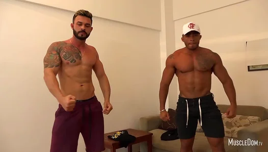 Muscle Studs Devour Juicy Latino Cocks in Hot POVR Gloryhole Sessions