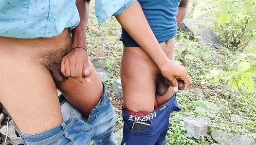 Deep in the Woods: Secret Hookup Between Hung Jocks Turns Wild – Amateur Gay Sex