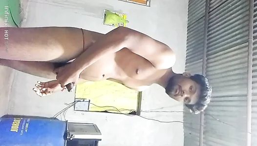 Sun-Drenched Desi Boy JERKS OFF Hard in Rustic Cottage – Pure Rural Heat 18+