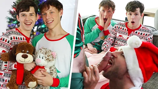 Snuggling Tight, Dakota Danny Await Santas Naughty Surprise – BFF Heat Builds