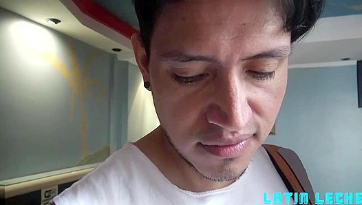 Latino Hunk Gets Drenched With a Heavy Cream Pie Facial – Steamy Gay Scene