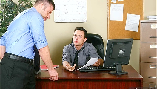 Hard Labor: Tristan Phoenix Gets Pounded Hard by Tristan Jaxx – Steamy Office Anal —