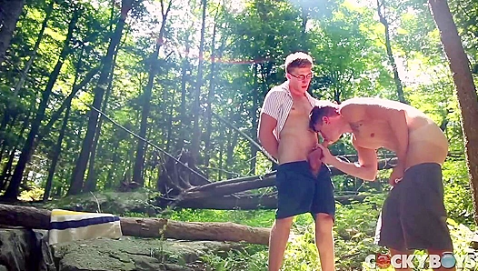 Troy Accola Wes Russ Get Dirty — Steaming Jungle Threesome Action – 18+