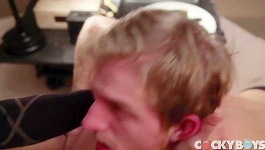 Levi Michael Gags Deep Riding Tate Hansons Thick Rod – CockyBoys 18+