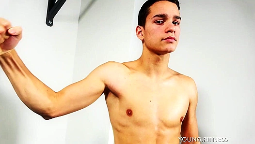 Sculpted Fit Twink Pumps Hard, Flaunts Ripped Body – EastBoys 18+