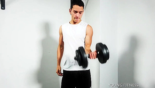 Sculpted Fit Twink Pumps Hard, Flaunts Ripped Body – EastBoys 18+