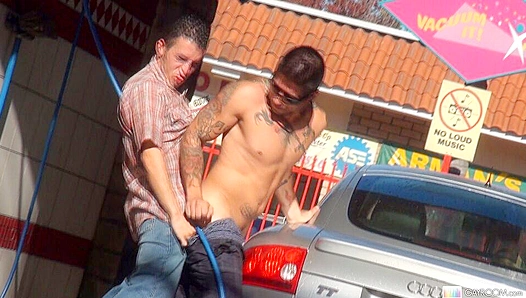 Filthy Fun at the Car Wash: Mario Montanas Steaming Hot Ass Adventure – GayXXX