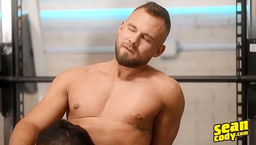 Hardbodies Soaked in Sweat: Intense Gay Threesome Action – SeanCodyX 18+