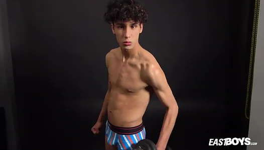 Slender Curvy Twink Strips Down Live — Watch His Tight Young Body Shine! – 18+