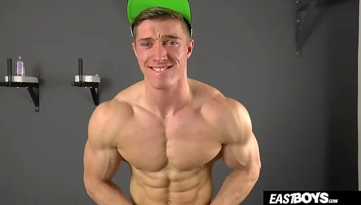Hungry for More? This Hot Straight Guy JERKS HIS THICK COCK HARD – 18+