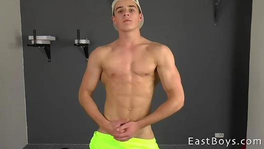 Muscular Teens Steamy Solo Strip Tease Intense Workout Fantasy – GayFitnessCast 18+