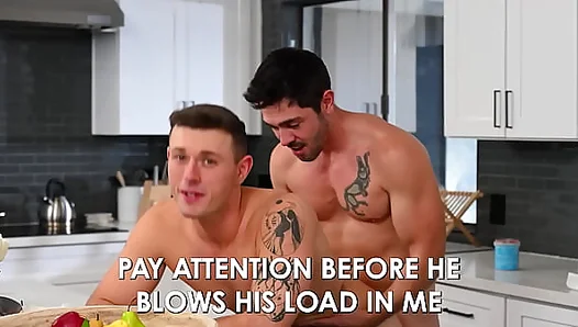 Kyle Devours Travis Huge Hard Cock—Wild Bareback Ride – GayPornBeast