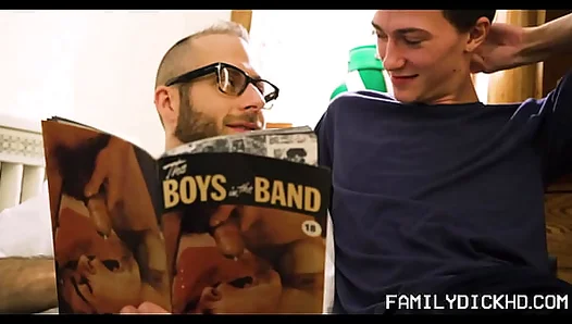 Stepdad Catches Him Jerking Off to Gay Porn — Rewards with Hard Ride – Kurt Niles, Joel