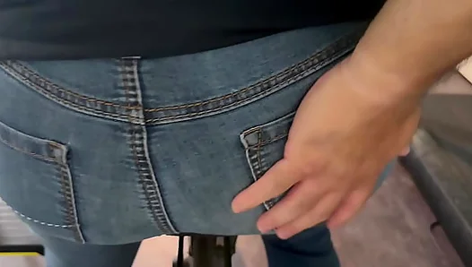 Spanked Hard: Busty Shemale Begs for More in Skin-Tight Jeans – NaughtyFun