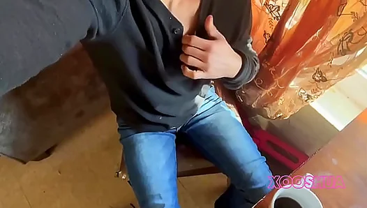 Stepson Jerks Off Dreaming of That Thick Gay Dick – Hot Bathroom Fantasy