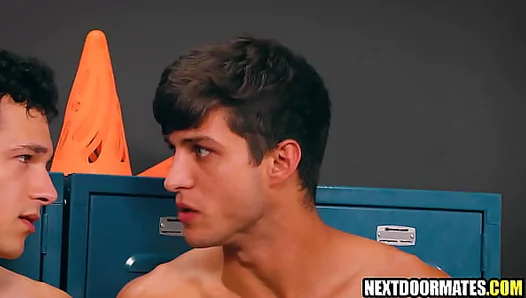 Hung Coaches Devoured by Thirsty Jocks – Steamy Locker Room BBC Action