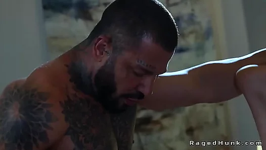 Obsessed Fan Ambushes Muscle Hunk Danny Starr for Steamy Bareback Ride – 18+