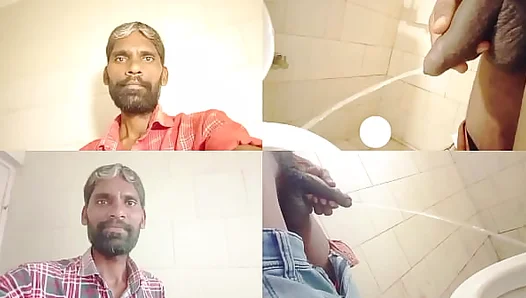 Steamy Encounter: Two Cocks Meet in Cramped Bathroom Heat – RajeshPlayboy993