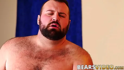 Big Bear Dominates: Tight Hole Pounded by Massive Thicker Cock – GayPorn.com