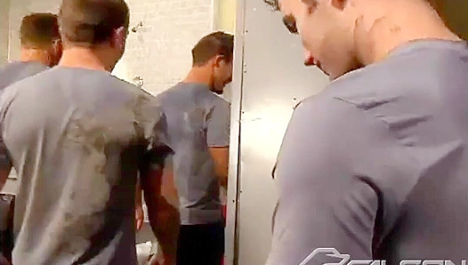 Tristan Jaxx Takes Control: Raw Locker Room Dominance Over Ryan Wade – Falcons Studios
