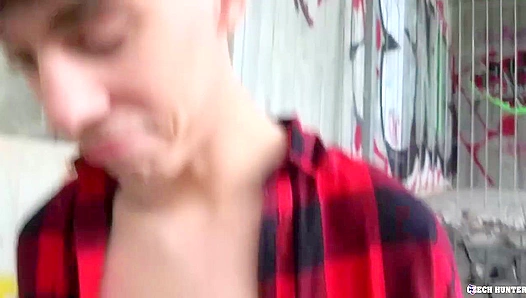 Buff Czech Stallion Gags Himself Raw Outdoors – Hot Muscle Ass4Ass Action