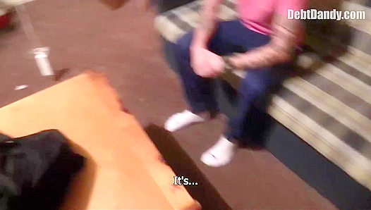 Tattooed Twink Gets Dominated by Rugged Loan Shark – Steamy Payback Sex – DebtDandy