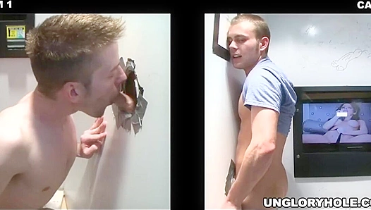 Andras Styles Tempts Strangers at the Glory Hole—Hot Interracial Encounter – 18+