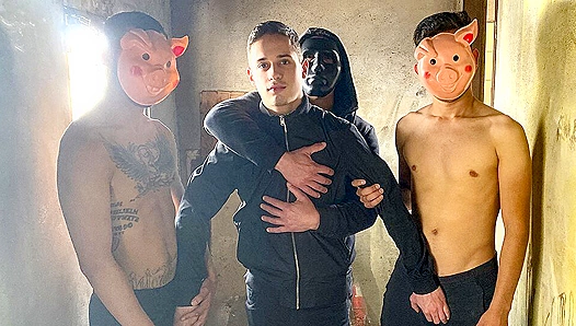 Masked Desires: Two Horny Tops Share Deep Throats Passionate Licks – SayUncle Labs