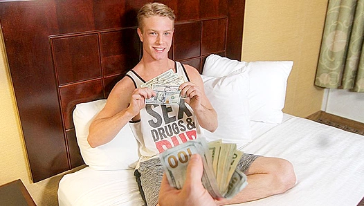 Blonde Cute Guy Gets Fucked Hard by His Secret Boyfriend – Steamy POV Action