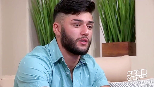 Beardy Hunk Kipp Swallows Massive Load on Sofa – Exclusive Scene SeanCodyX
